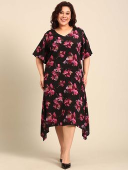 THE PINK MOON - Aline Printed Dress