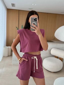 Miakee - Beaver Co-Ord Set Pink