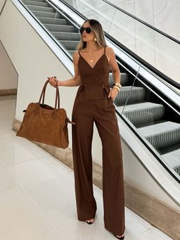 Miakee - Freya Co-Ord Set Brown