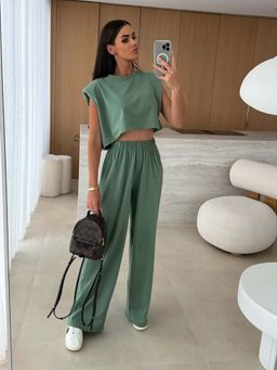 Miakee - June Co-Ord Set Green