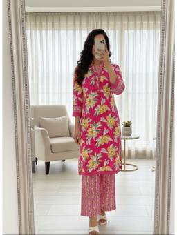 DEVRI - Pink Pure Shade Of Kurta with Salwar