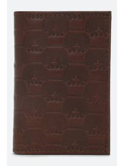 Louis Philippe - Men Brown Textured Genuine Leather Wallet