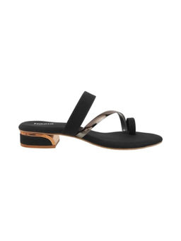 Mochi - Women Black Block Sandal Heels