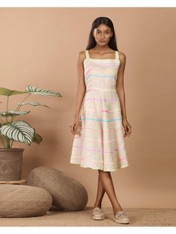 LABEL NIYAMI - Spaghetti Lace Knee Length Dress