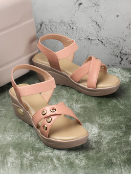 Iconics - Women Peach Comfort Sandals