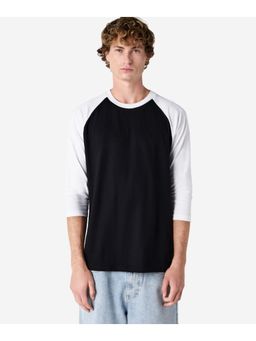 American Apparel - CVC Raglan Unisex T-Shirt - Black