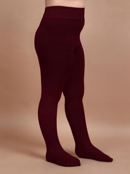 BRACHY - Kids Winter Warm Thermal Fake translucent Fleece Tights Legging