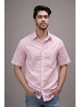 CLUBHAVANA - Blush Pink Linen Shirt