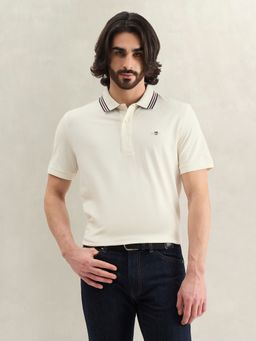 GANT - Solid Cream Polo T-Shirt