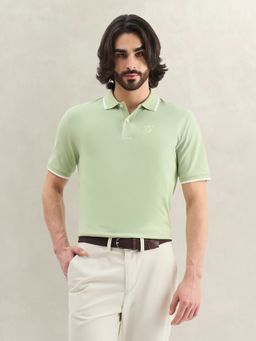GANT - Solid Green Polo T-Shirt