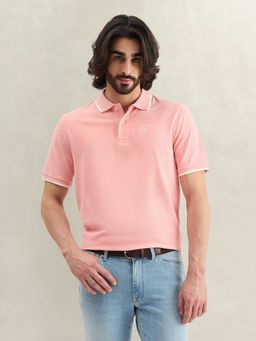 GANT - Solid Pink Polo T-Shirt