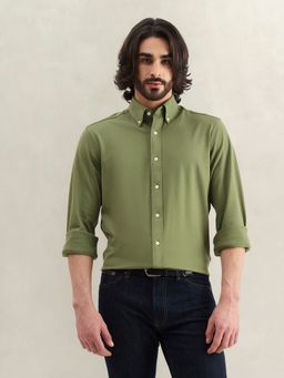 GANT - Solid Olive Shirt