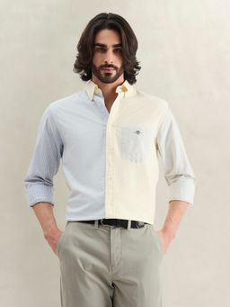 GANT - Cotton Striped Blue Shirt