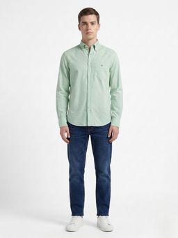 GANT - Green Cotton Solid Shirt