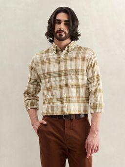 GANT - Checked Khaki Shirt
