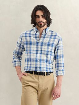 GANT - Checked Blue Shirt