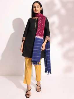 Fabindia - Women Maroon Printed Dupatta