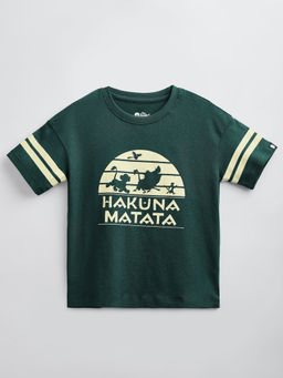 The Souled Store - Official The Lion King Hakuna Matata Boys Oversized T-Shirt