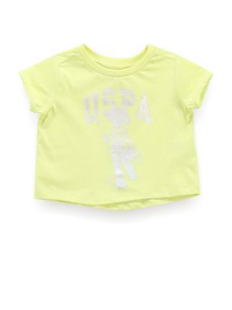 U.S. POLO ASSN. - Girls Cotton T-Shirt Yellow