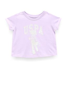 U.S. POLO ASSN. - Girls Cotton T-Shirt Purple