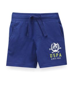 U.S. POLO ASSN. - Boys Pure Cotton Knit Shorts Blue