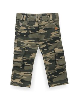 U.S. POLO ASSN. - Boys Camouflage Trousers Green