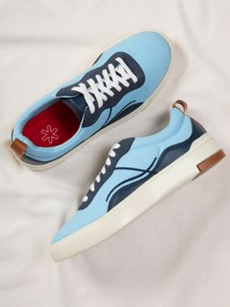 Ludic - Blue Unisex Canvas Sneakers