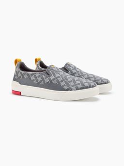 Ludic - Grey Unisex Canvas Sneakers