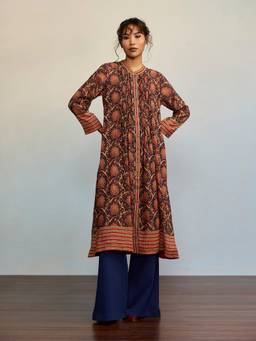 Ritu Kumar - Kiyomi Black Kurta with Inner