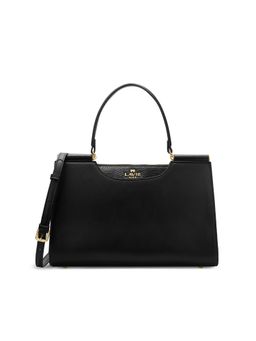 Lavie Paris - Women's Freesia Satchel Bag with Detachable Strap -Black (MEDIUM)