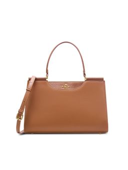 Lavie Paris - Women's Freesia Satchel Bag with Detachable Strap -Tan (MEDIUM)