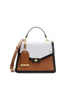 Lavie Paris - Women's Ales Flap Sling Bag- White (SMALL)