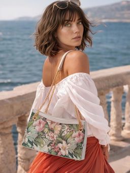 Lavie Paris - Women's Fluer Hobo Bag- Green (MEDIUM)