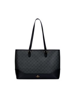 Lavie Paris - Women's Rene Laptop Tote Bag- Charcoal (LARGE)