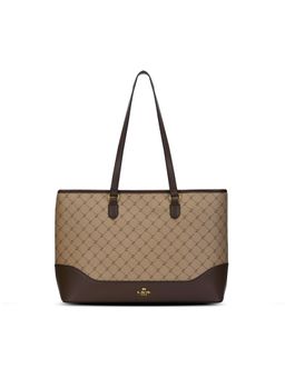 Lavie Paris - Women's Rene Laptop Tote Bag-Khaki (LARGE)