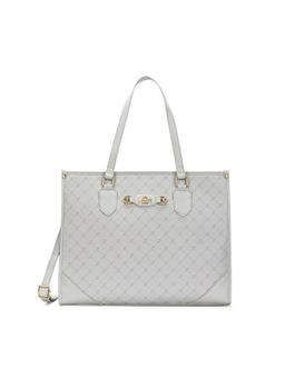 Lavie Paris - Women's Hugo Laptop Tote Bag with Detachable Strap- Off White (LARGE)