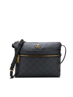 Lavie Paris - Women's Agnes Monogram Sling Bag -Charcoal (SMALL)