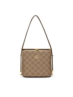 Lavie Paris - Women's Blaire Frame Satchel Bag -Latte (SMALL)