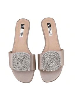 IRUSSH - Diamond Square Beige Flats