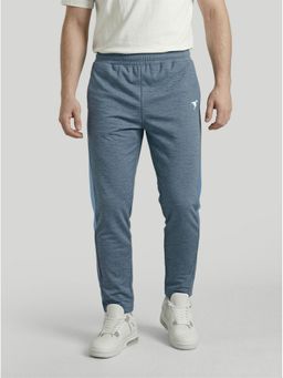 Technosport - Men Melange Slim Fit Sports Green Trackpants