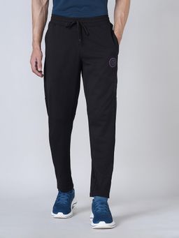 Technosport - Men Cricket Fan Sports Training Casual Black Trackpants