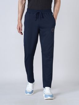 Technosport - Men Cricket Fan Sports Training Casual Navy Blue Trackpants