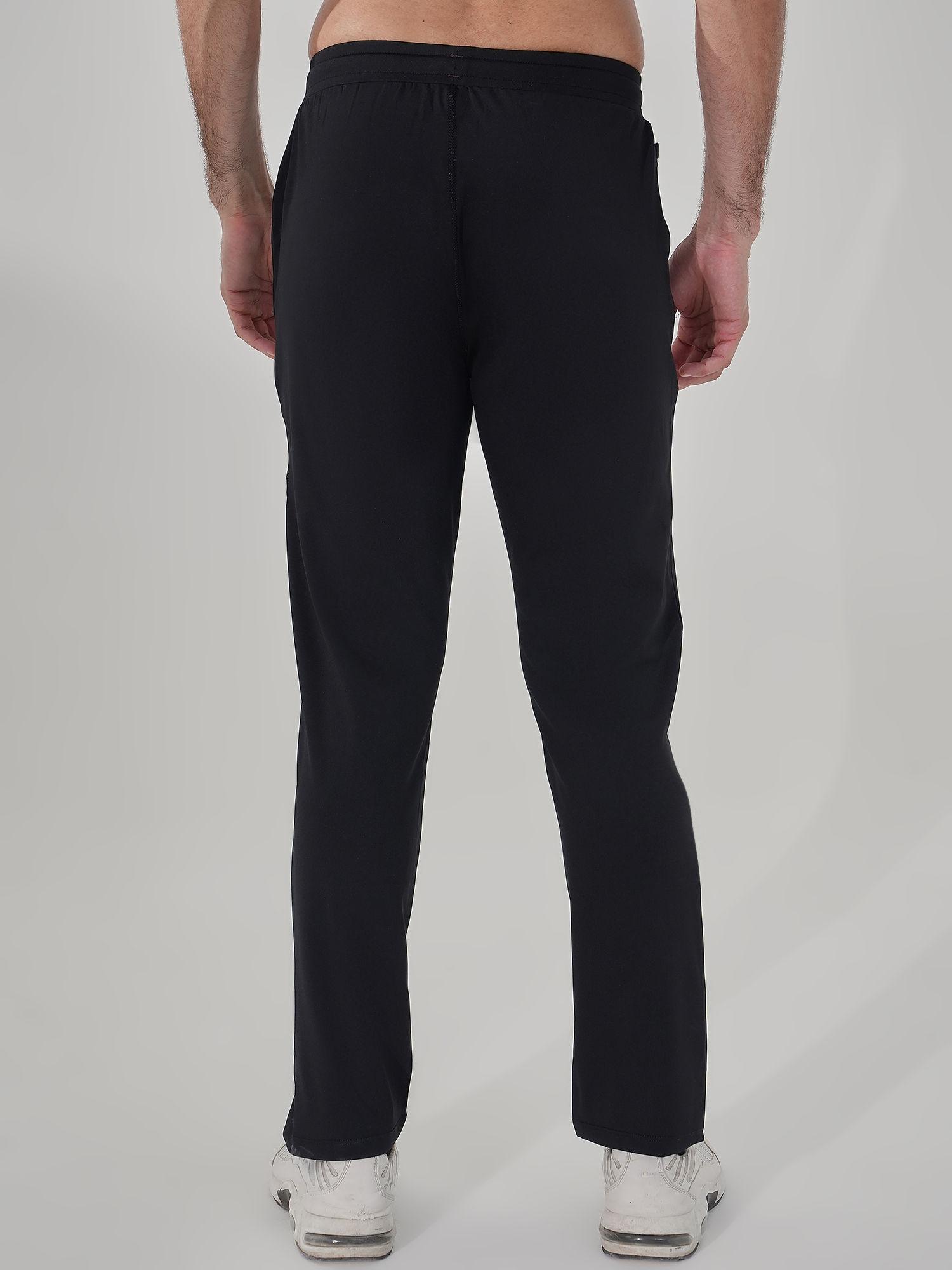 Men Versatile Black Track Pant