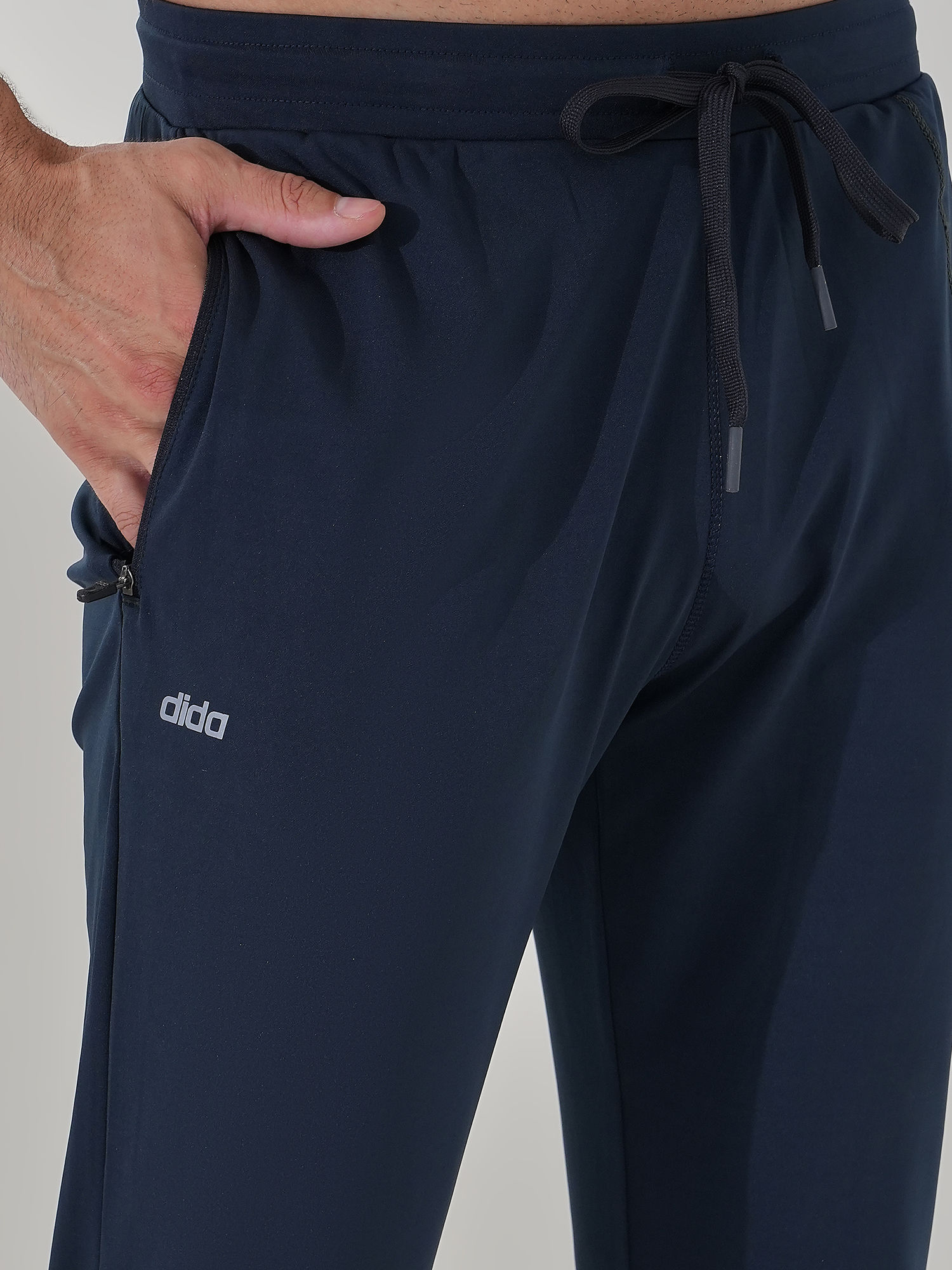Men Versatile Navy Blue Track Pant
