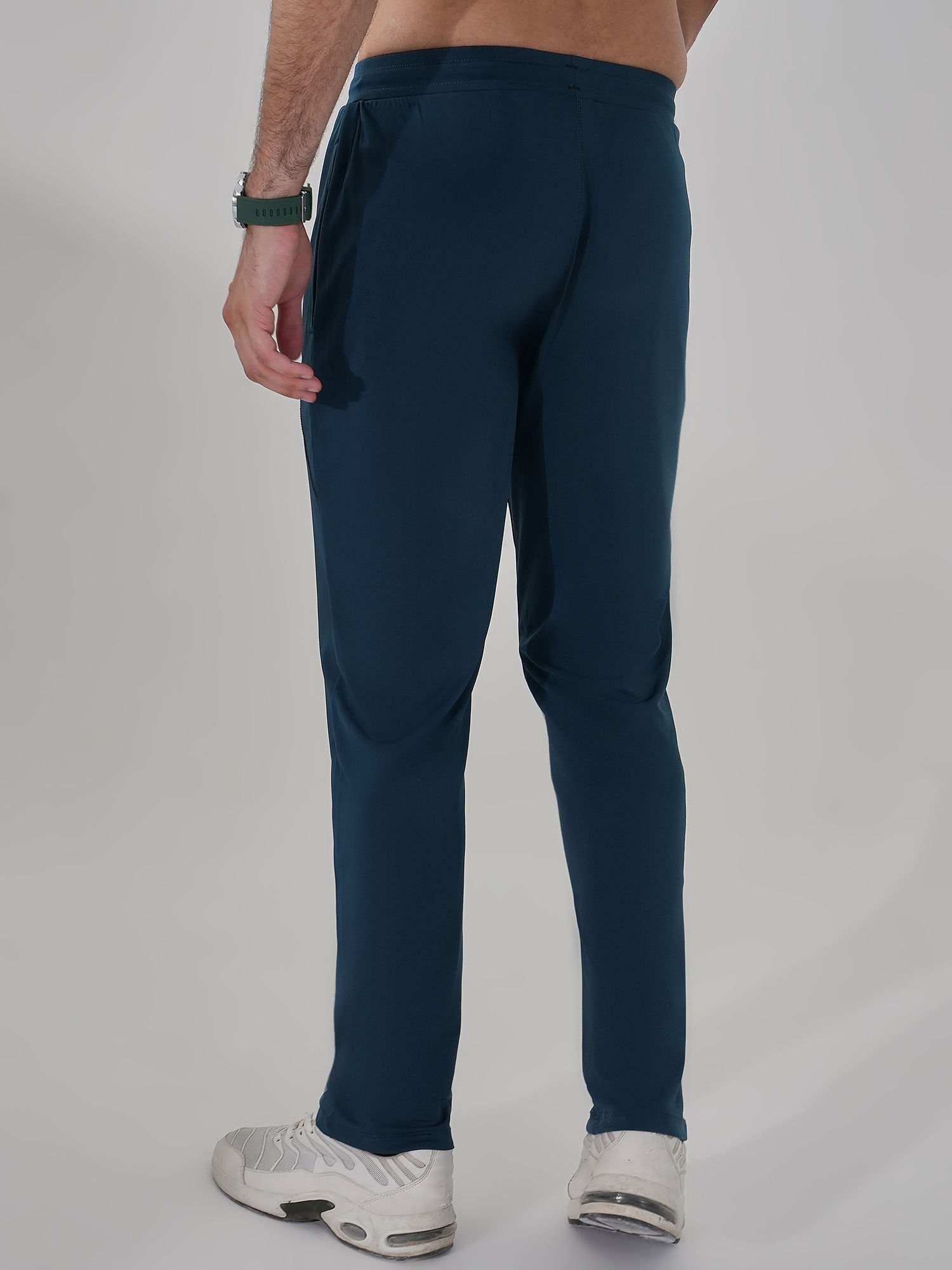 Men Versatile Blue Track Pant