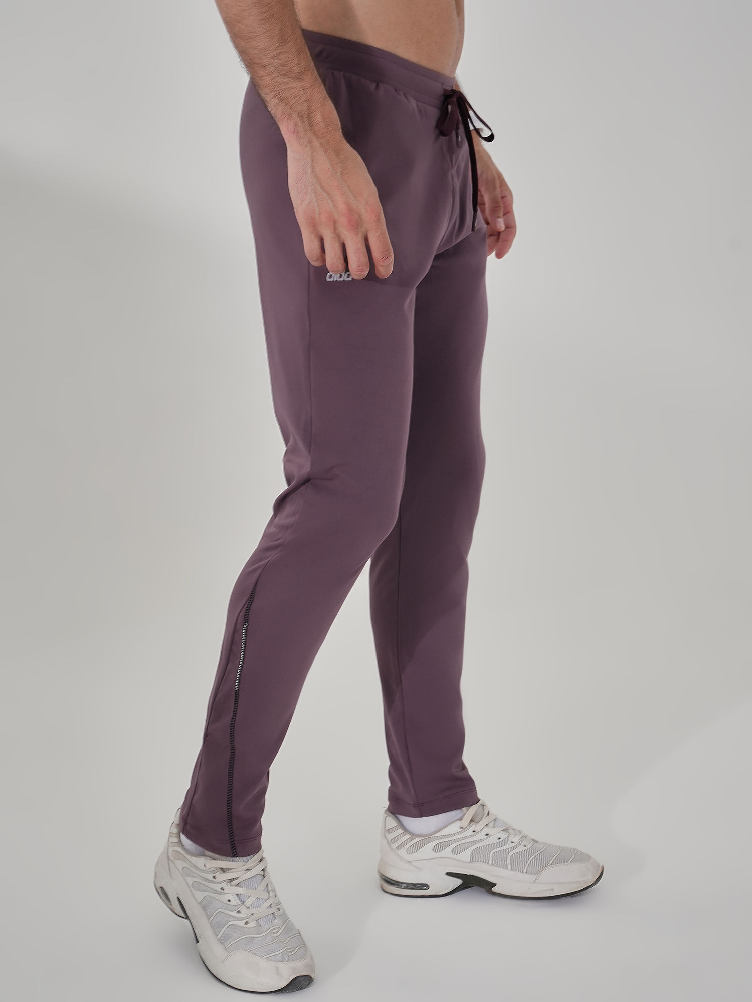 Men Versatile Brown Track Pant