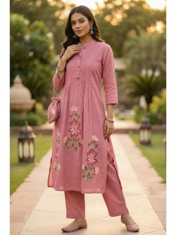 FREYAA - Blooming Pink Floral Co-Ord Set With A Chic Look