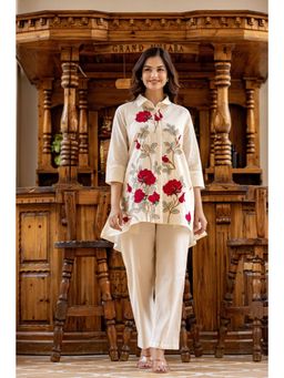 FREYAA - Floral Front Charm Co-Ord Set