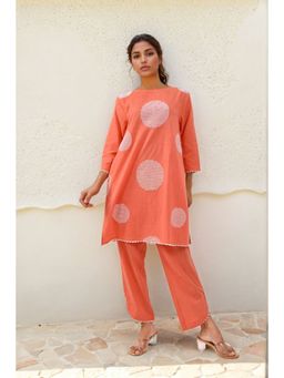 FREYAA - Orange Elegance Co-Ord Set