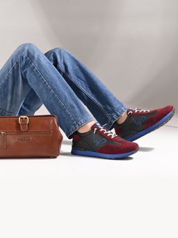 Valentino - West Port Burgundy Trendy Casual Sneakers